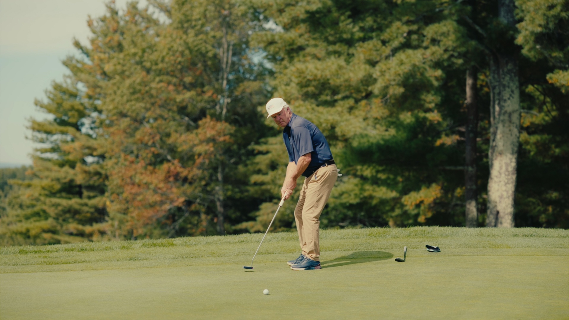 Tapping in on the green